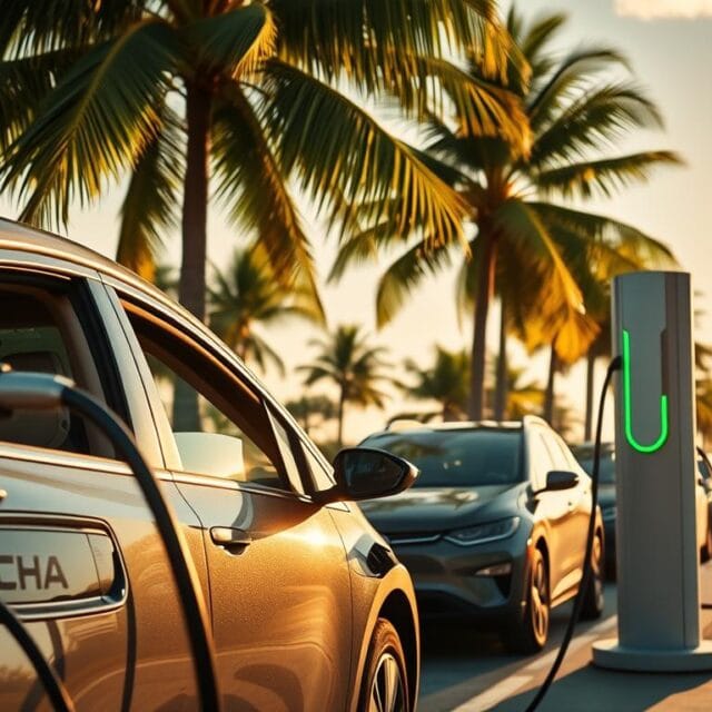 Is there a service for emergency EV charging in Florida if my car runs out of po