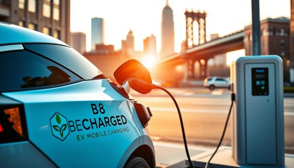 What companies offer mobile EV charging in New York?