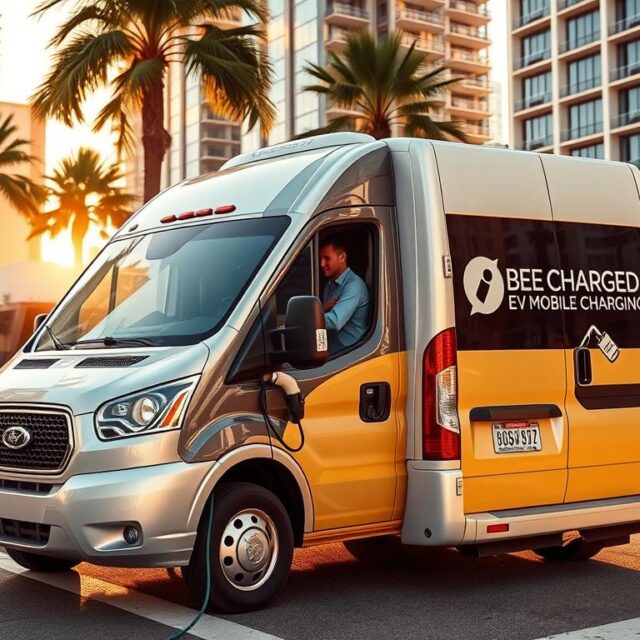 Are mobile EV charging services available in Tampa for drivers who run low on ba