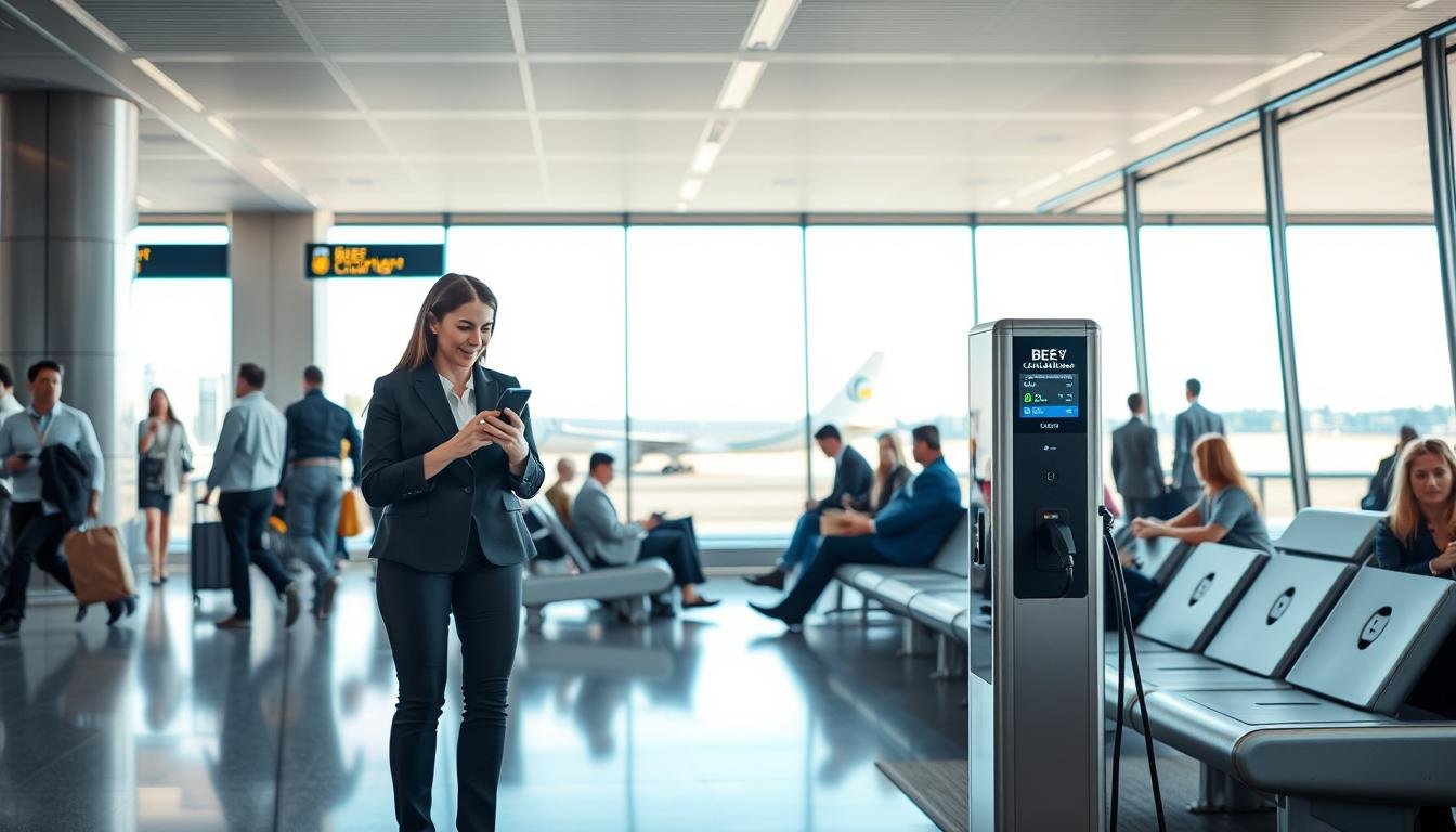 How can airport operators and fleet managers integrate mobile charging into thei