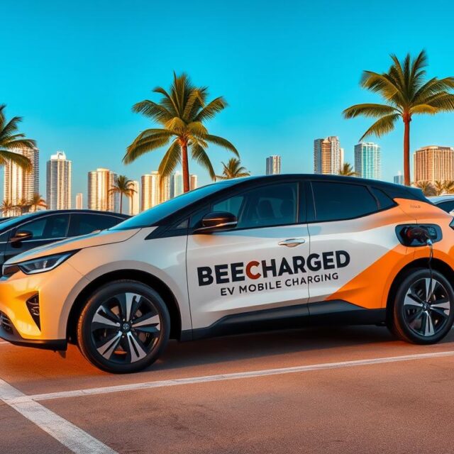 Miami Dade County Fleet, mobile  Ev charging