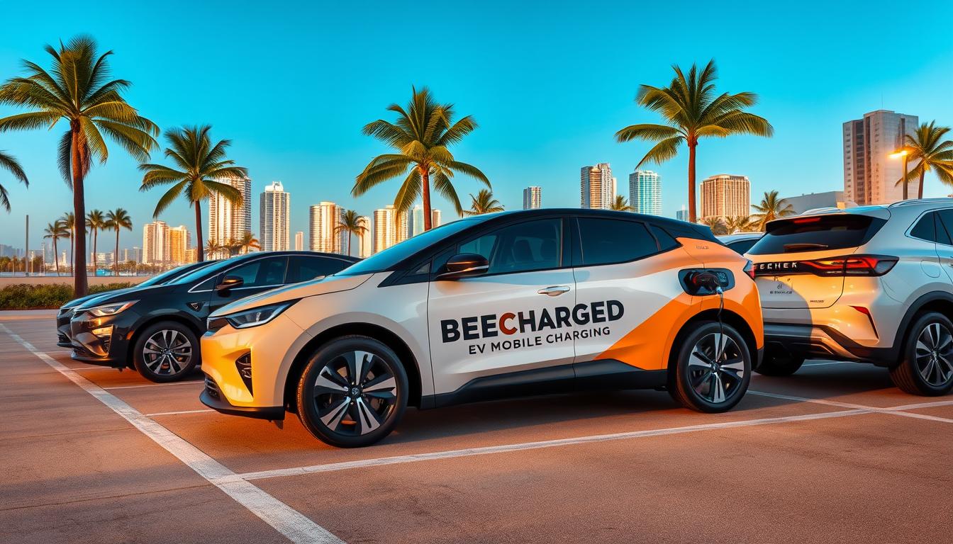 Miami Dade County Fleet, mobile  Ev charging