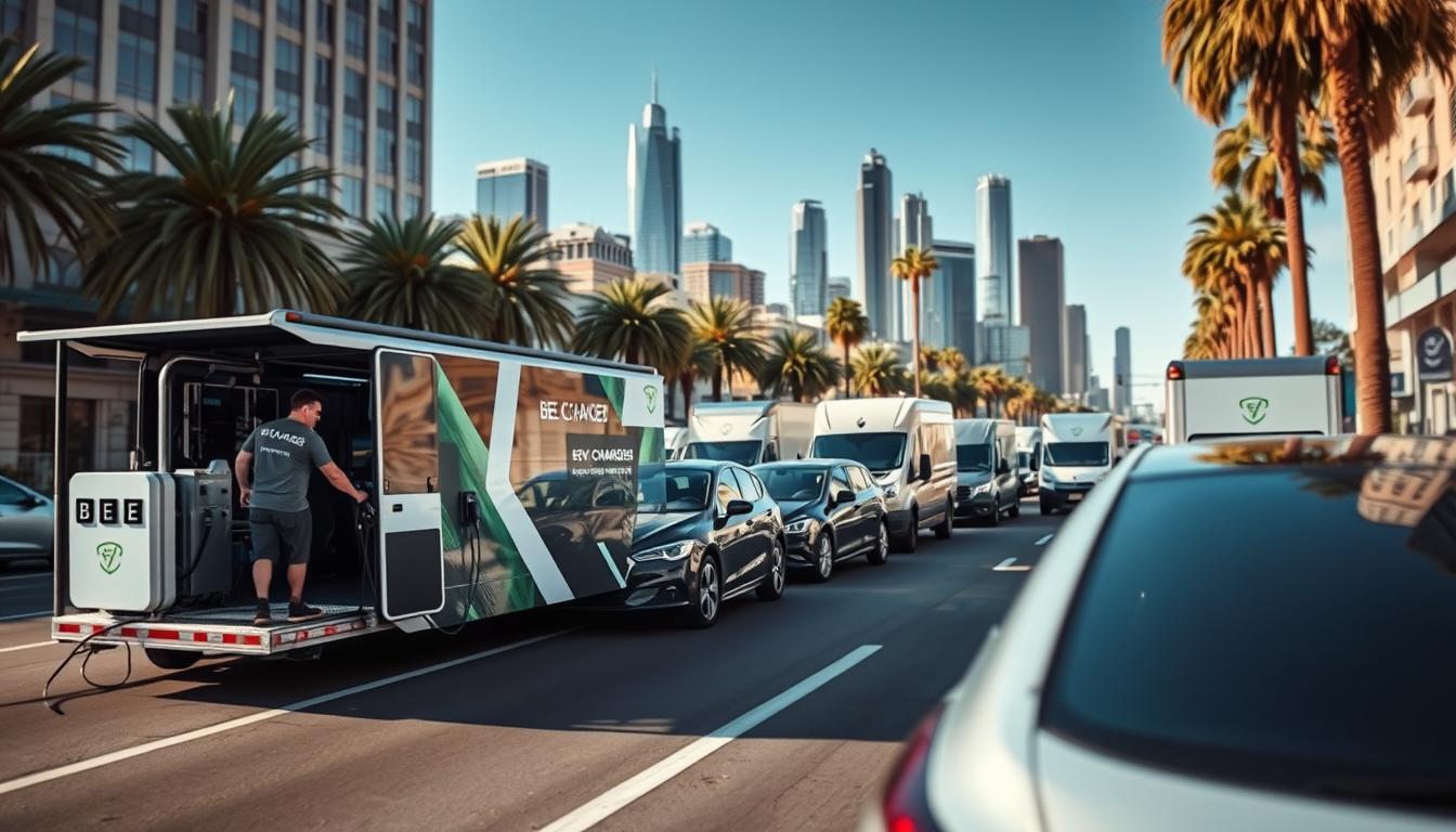 Mobile EV Fleet Charging in Los Angeles: Charging-as-a-Service for Company Fleet