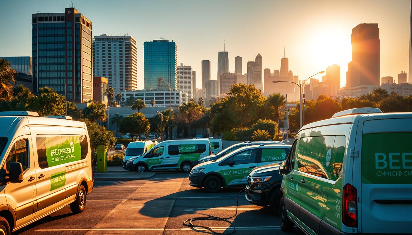 Mobile EV Fleet Charging in Los Angeles: Charging-as-a-Service for Company Fleet