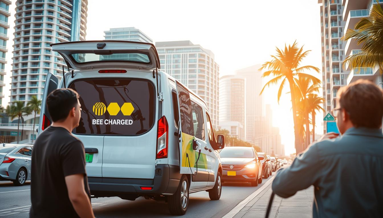NEED HELP IN MIAMI WITH OUT OF RANGE EV  CALL BE CHARGE