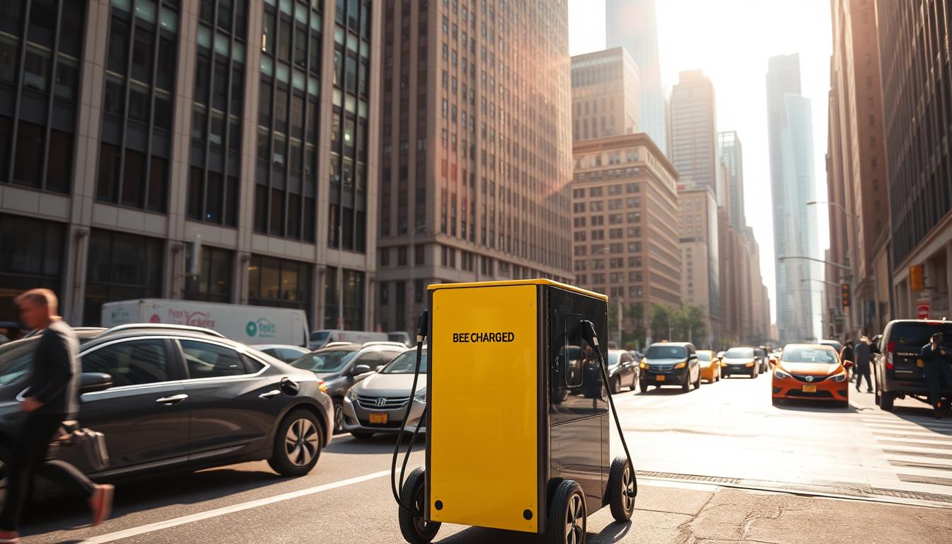 "commercial mobile EV charging NYC" (Business equipment)