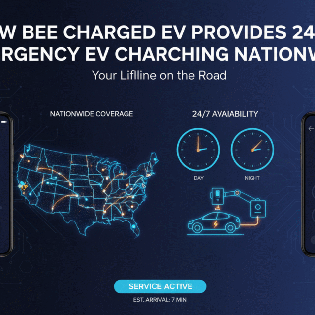 How Bee Charged EV Provides 24/7 Emergency EV Charging Nationwide