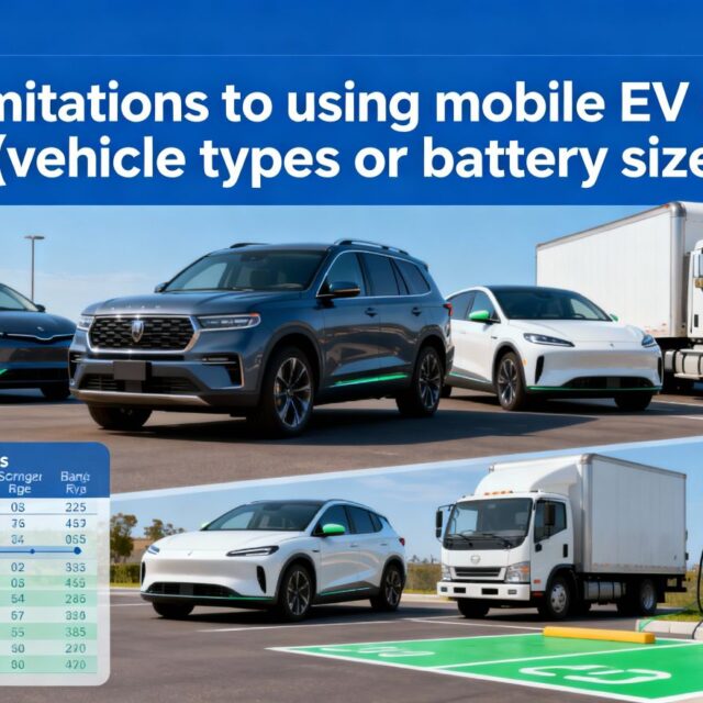 Are There Any Limitations to Using Mobile EV Charging in Orange County (Vehicle Types or Battery Sizes)