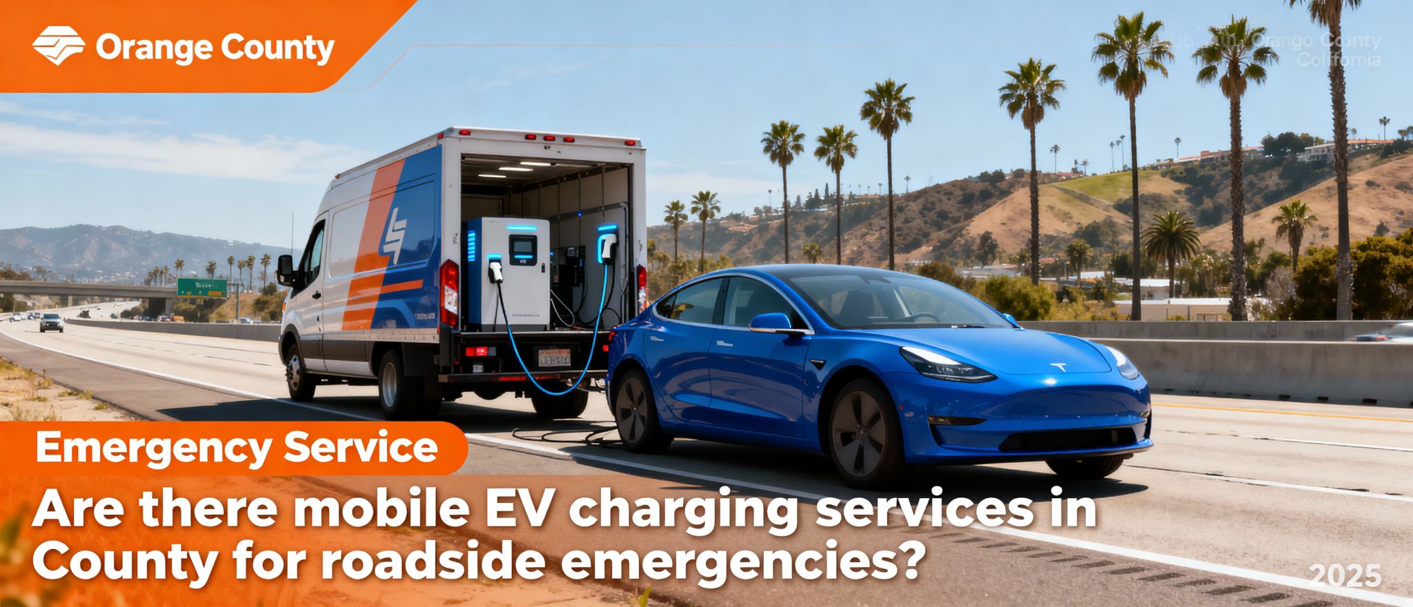 Are There Mobile EV Charging Services in Orange County for Roadside Emergencies