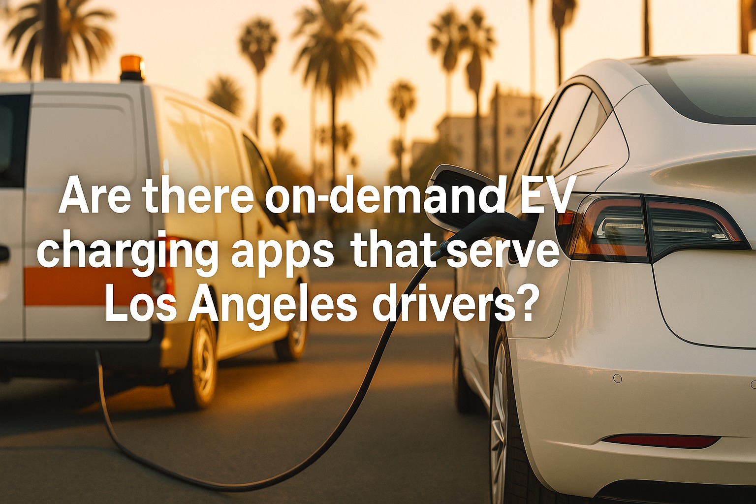 Are There On-Demand EV Charging Apps That Serve Los Angeles Drivers