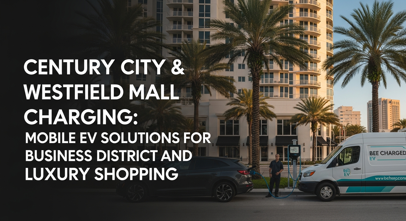Century City & Westfield Mall Charging: Mobile EV Solutions for Business District and Luxury Shopping