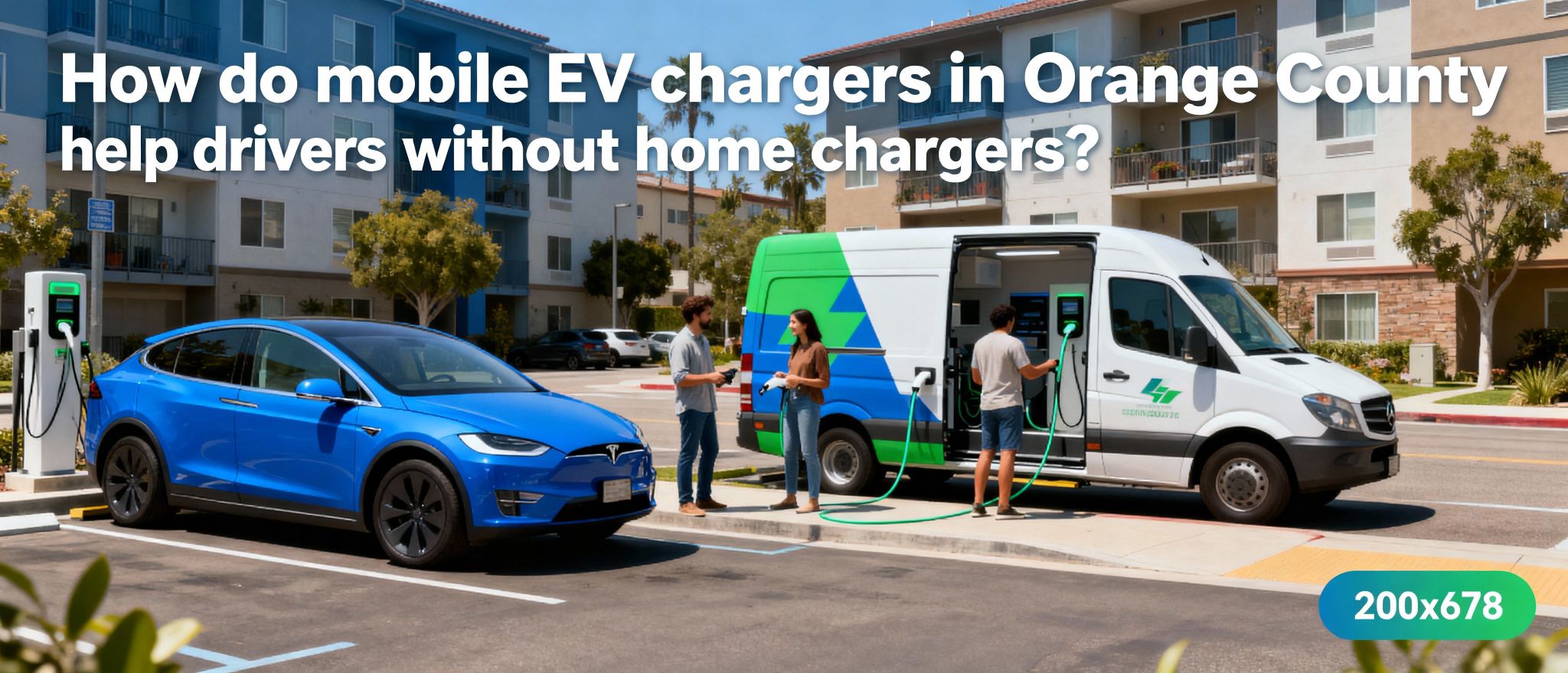 How Do Mobile EV Chargers in Orange County Help Drivers Without Home Chargers