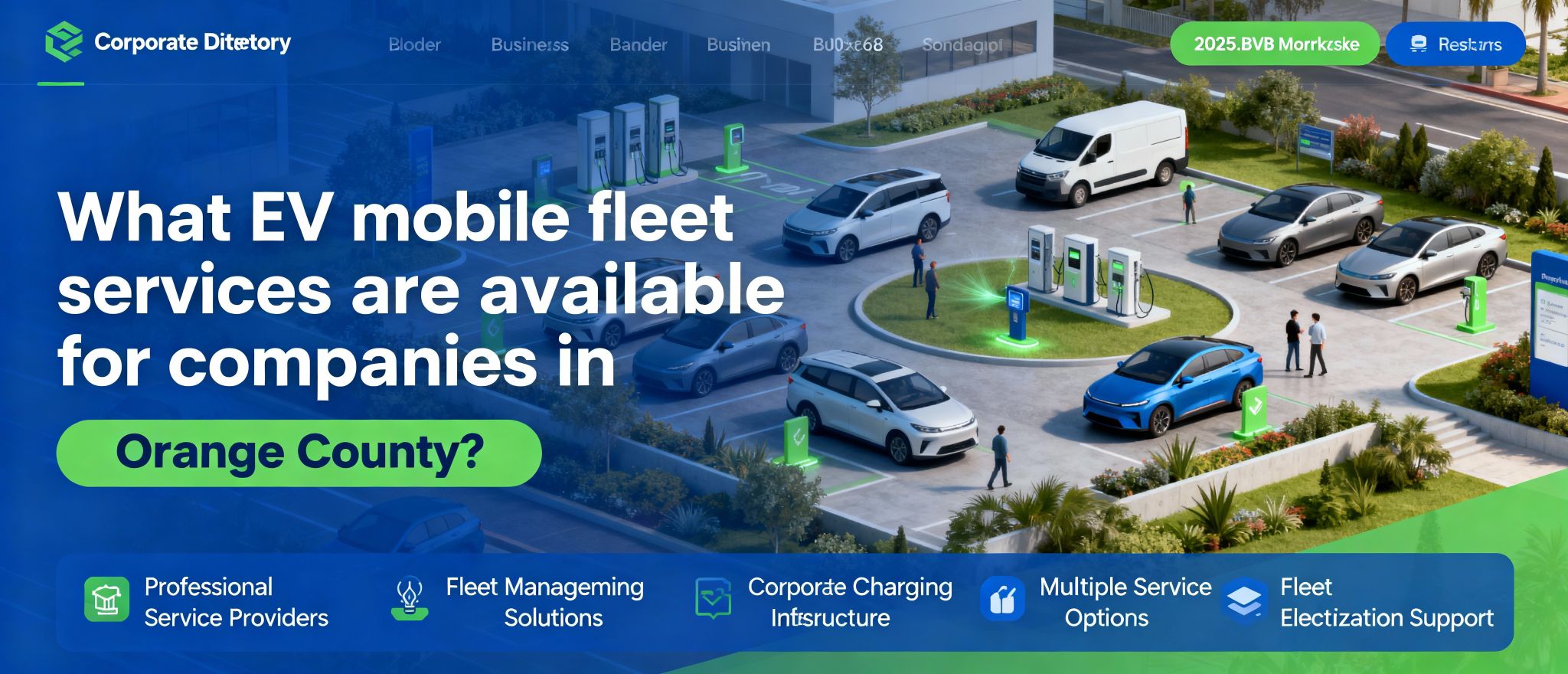What EV Mobile Fleet Services Are Available for Companies in Orange County