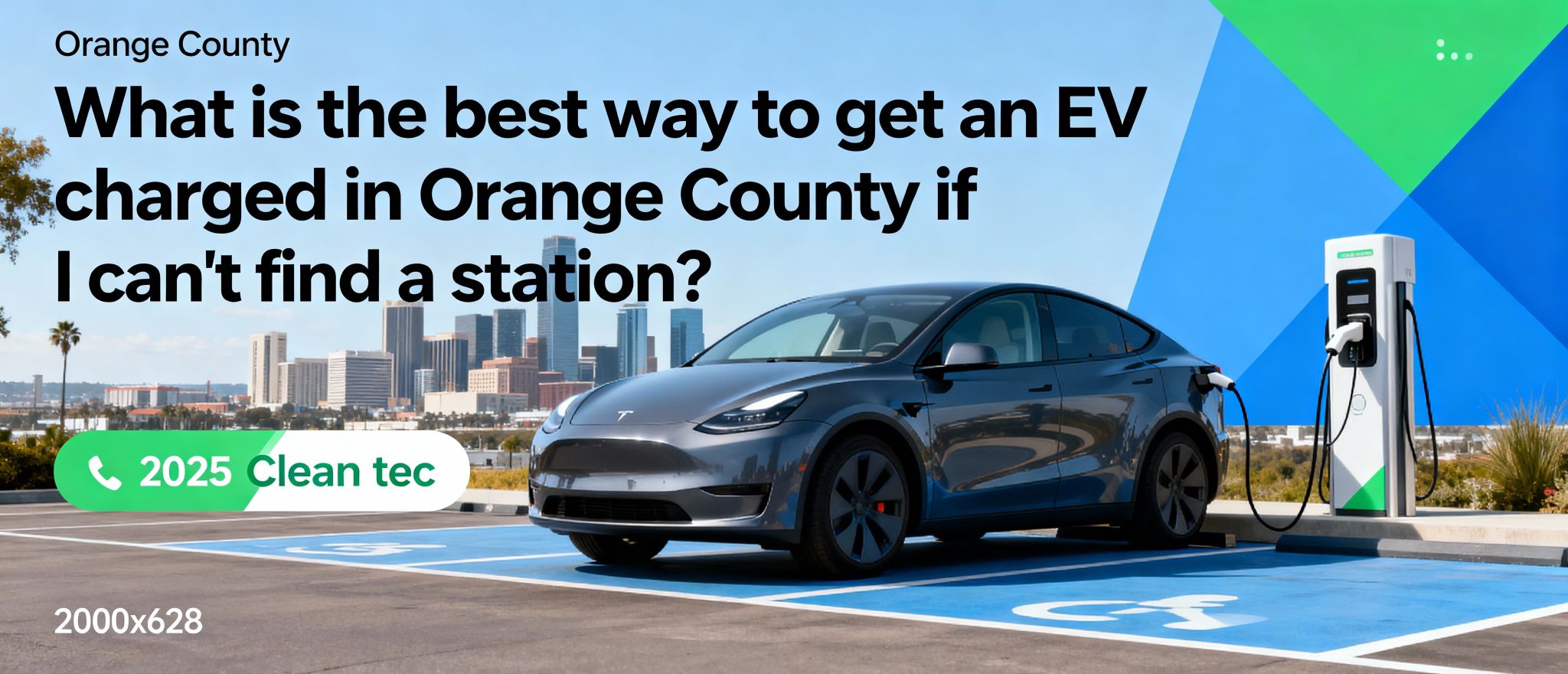 What is the Best Way to Get an EV Charged in Orange County if I Can't Find a Station