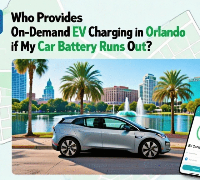 Who Provides On-Demand EV Charging in Orlando if My Car Battery Runs Out