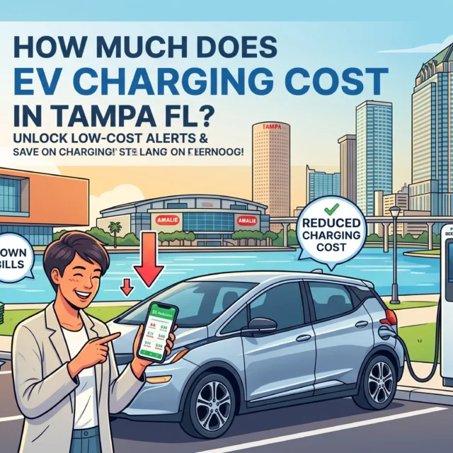 The cost of EV charging in Tampa FL