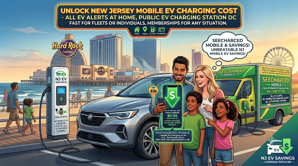 How much does EV charging cost in New Jersey state